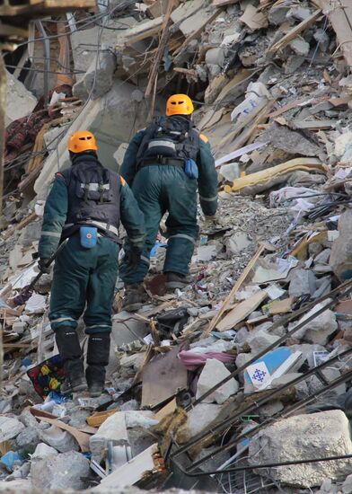 Russia Magnitogorsk Gas Explosion