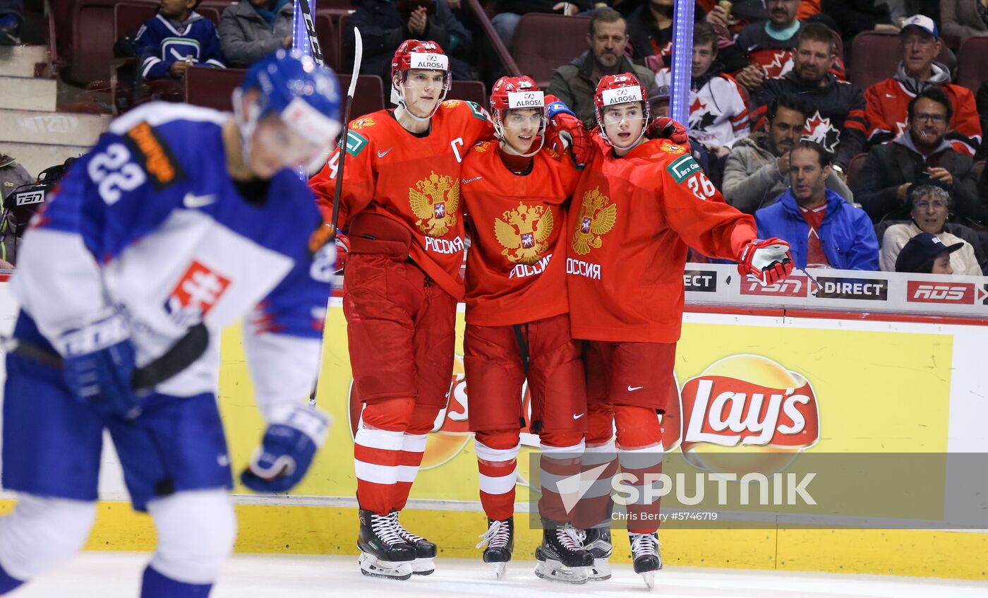 Canada Ice Hockey World Juniors Russia - Slovakia