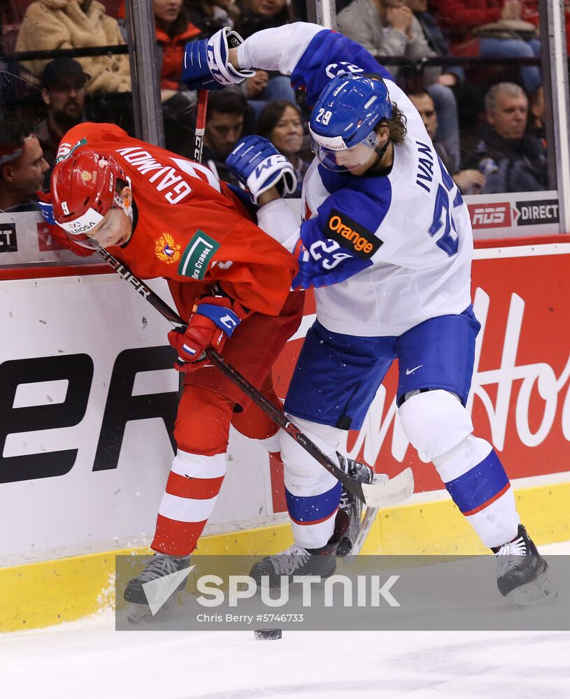Canada Ice Hockey World Juniors Russia - Slovakia