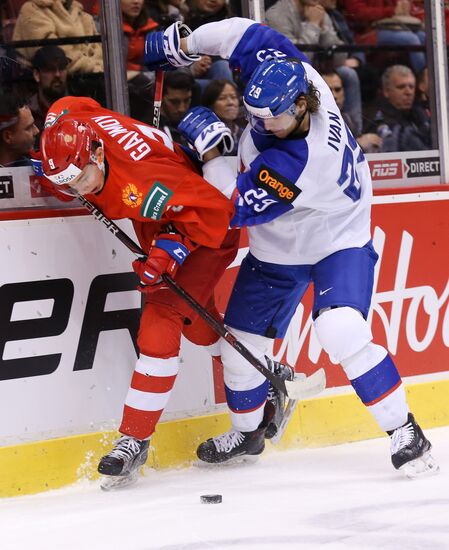 Canada Ice Hockey World Juniors Russia - Slovakia