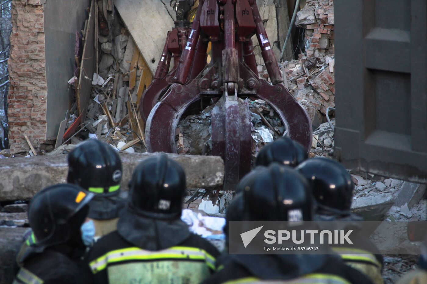 Russia Magnitogorsk Gas Explosion