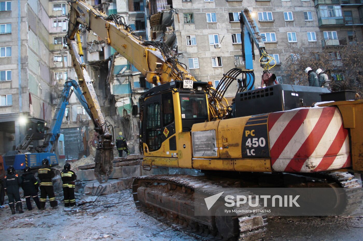 Russia Magnitogorsk Gas Explosion