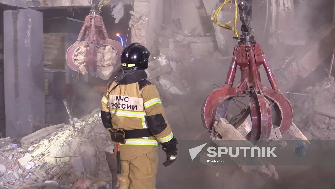 Russia Magnitogorsk Gas Explosion