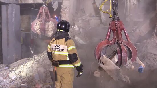 Russia Magnitogorsk Gas Explosion