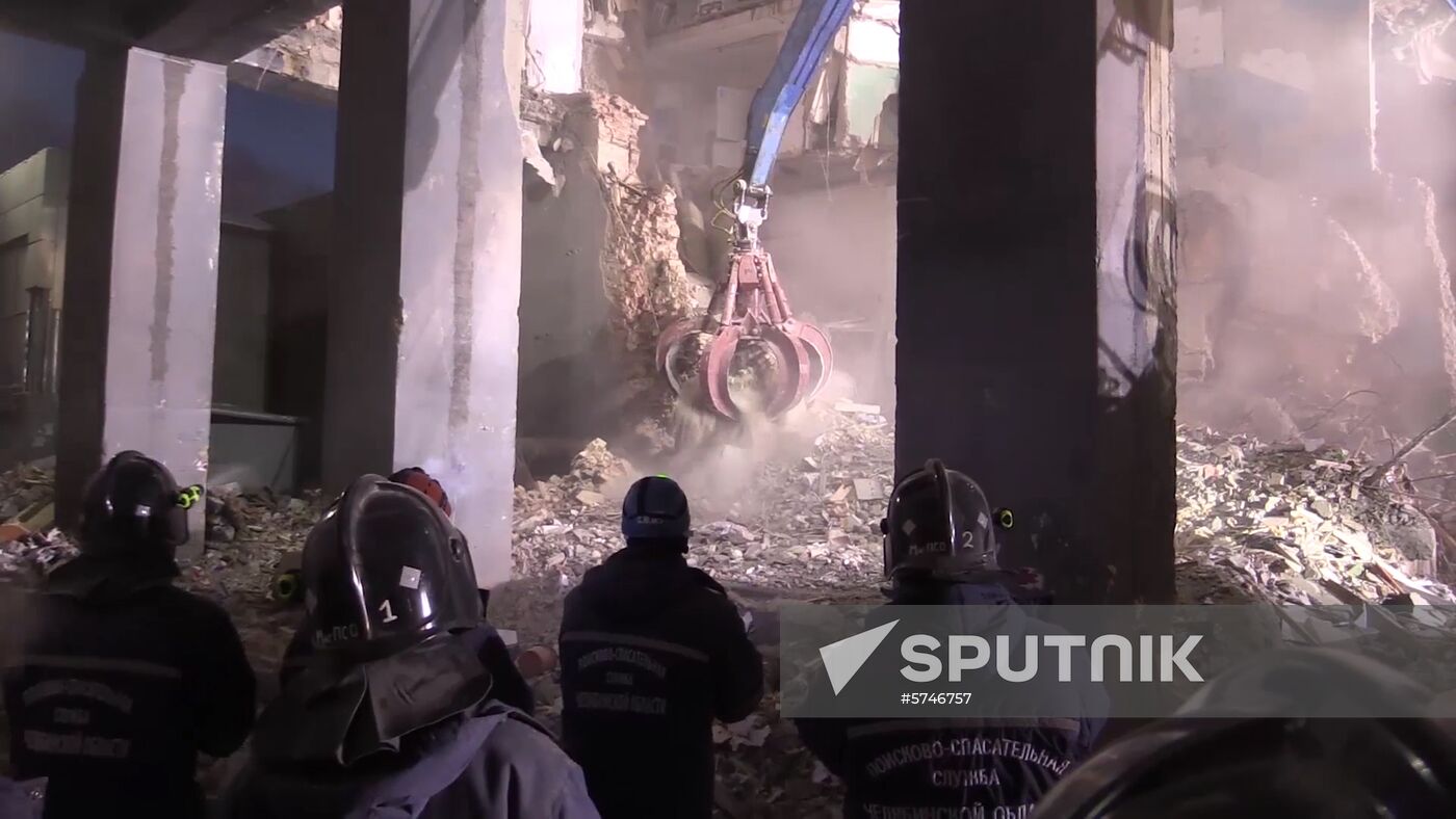 Russia Magnitogorsk Gas Explosion