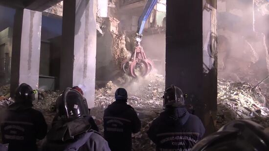 Russia Magnitogorsk Gas Explosion