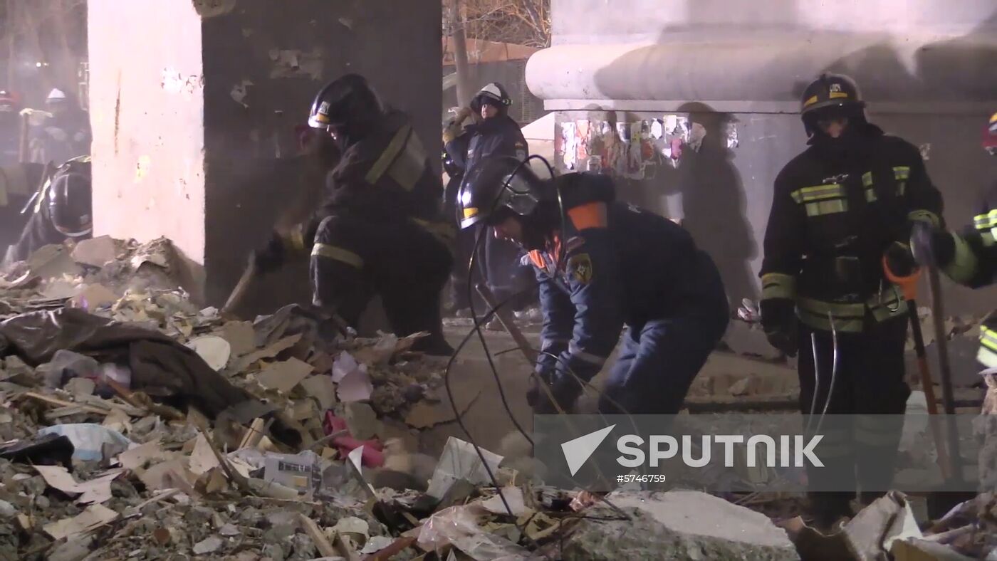 Russia Magnitogorsk Gas Explosion