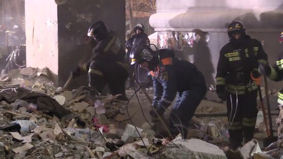 Russia Magnitogorsk Gas Explosion