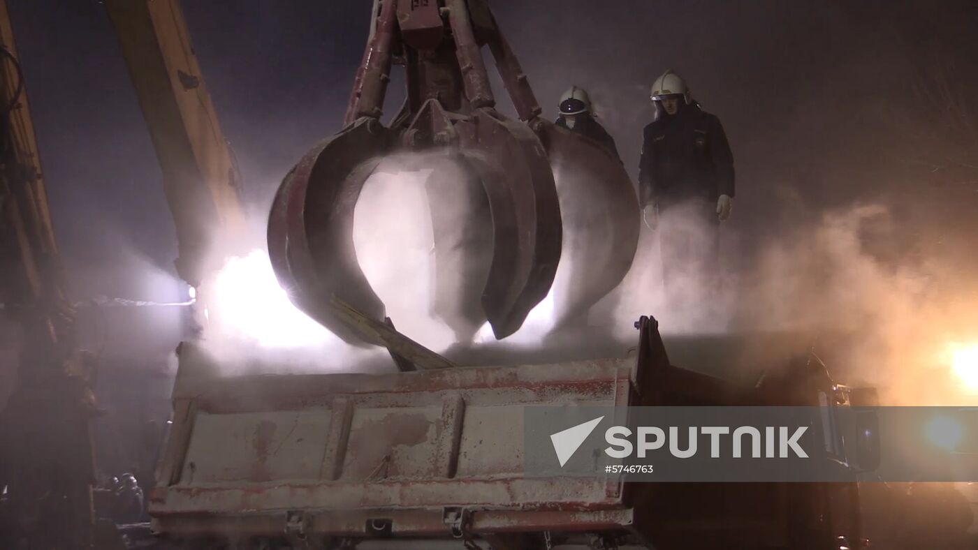 Russia Magnitogorsk Gas Explosion