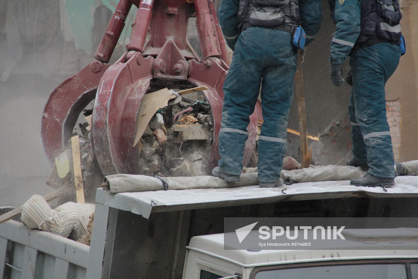 Russia Magnitogorsk Gas Explosion