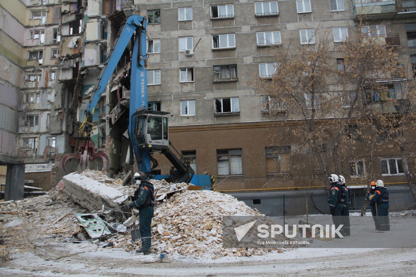 Russia Magnitogorsk Gas Explosion