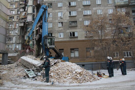 Russia Magnitogorsk Gas Explosion