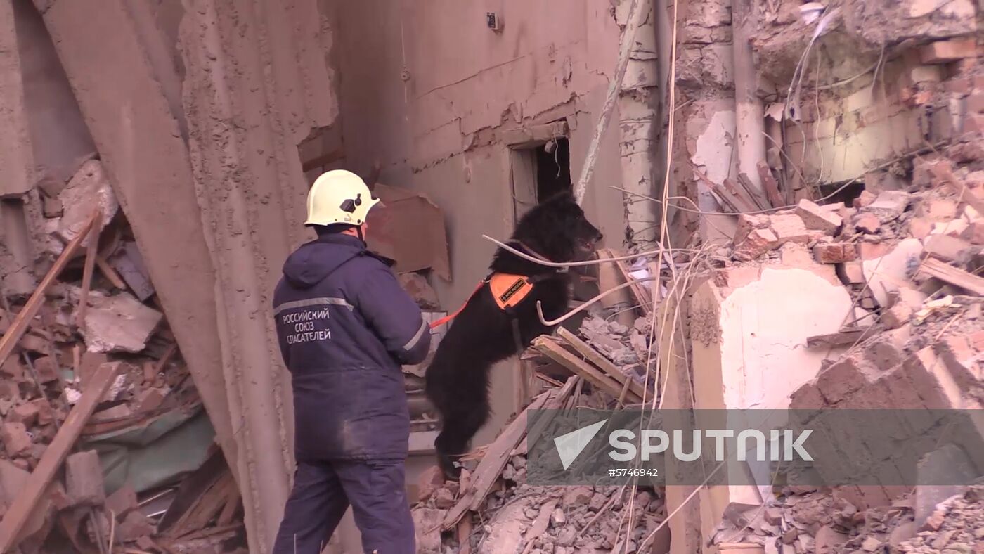 Russia Magnitogorsk Gas Explosion