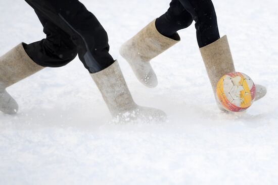 Russia Valenki Soccer