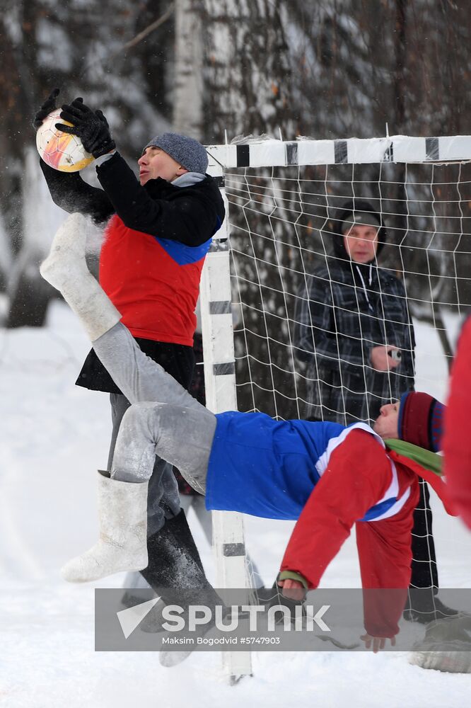 Russia Valenki Soccer