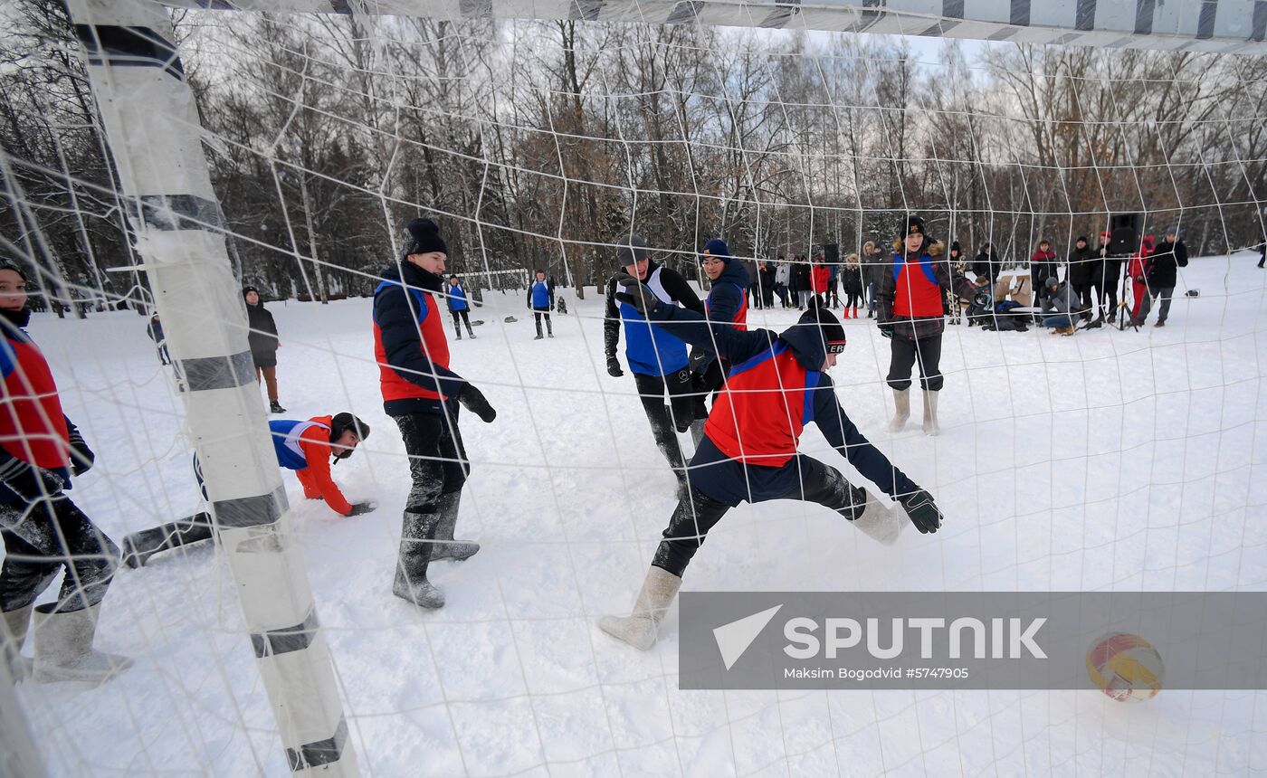 Russia Valenki Soccer