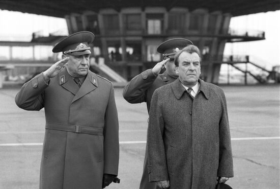 Austrian Minister for National Defense Robert Lichal visits USSR