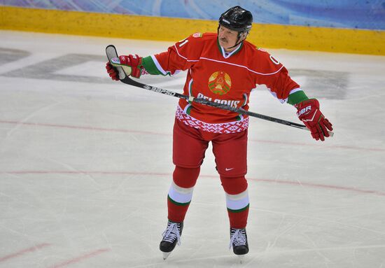 Belarus Lukashenko Ice Hockey