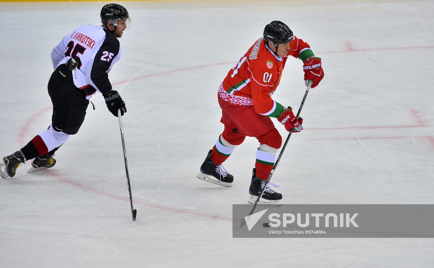 Belarus Lukashenko Ice Hockey