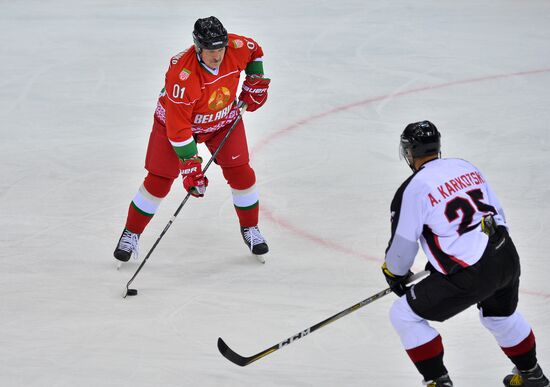 Belarus Lukashenko Ice Hockey