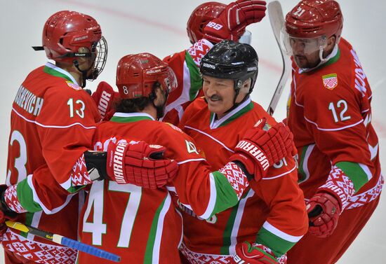 Belarus Lukashenko Ice Hockey