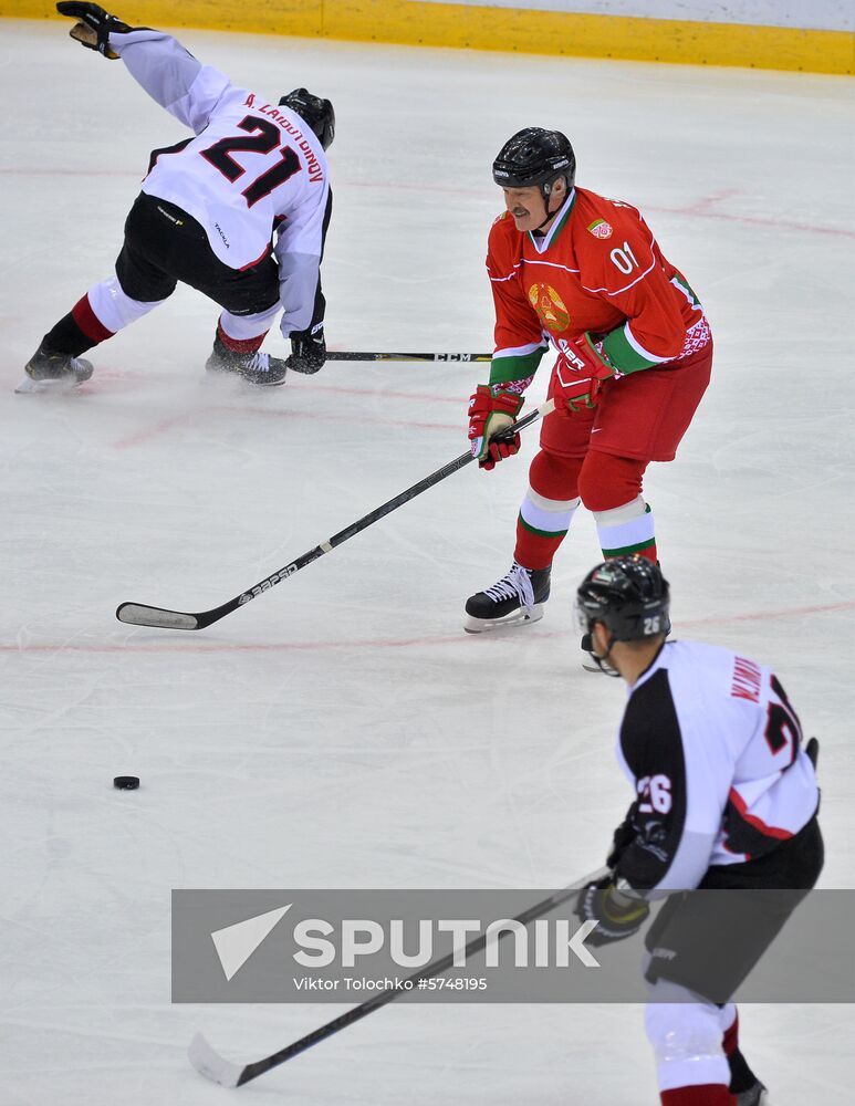 Belarus Lukashenko Ice Hockey