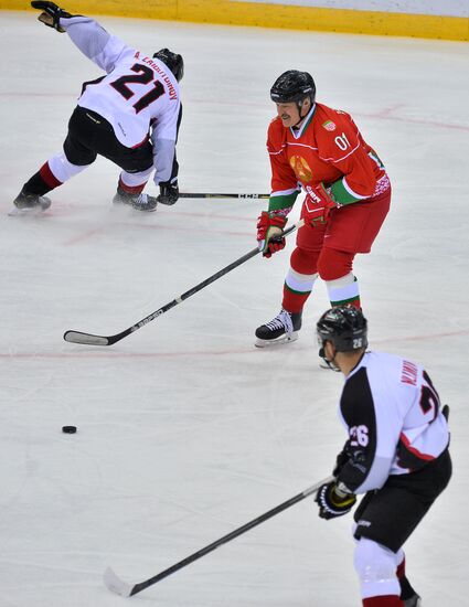 Belarus Lukashenko Ice Hockey