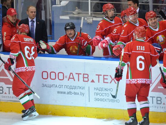 Belarus Lukashenko Ice Hockey