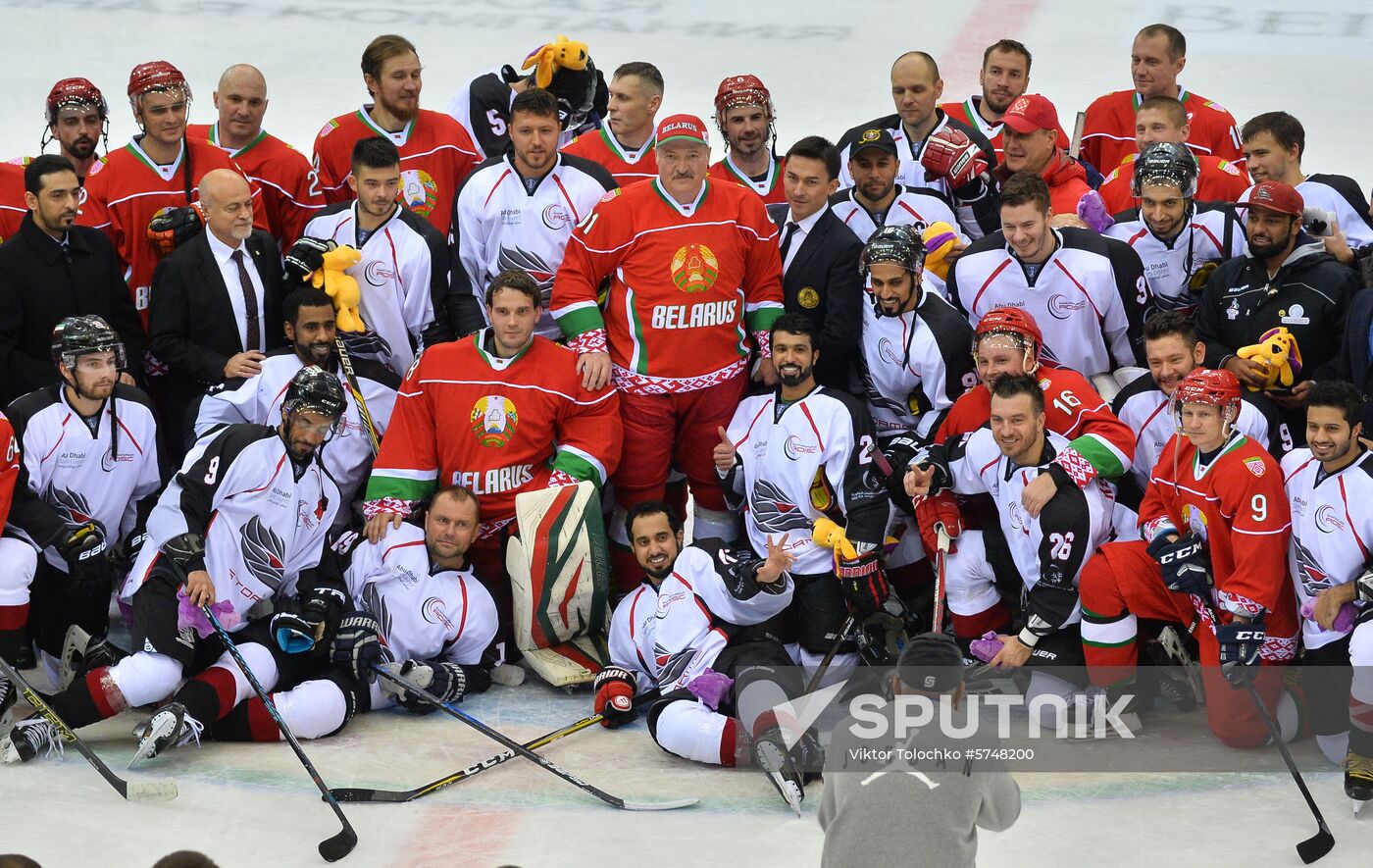 Belarus Lukashenko Ice Hockey