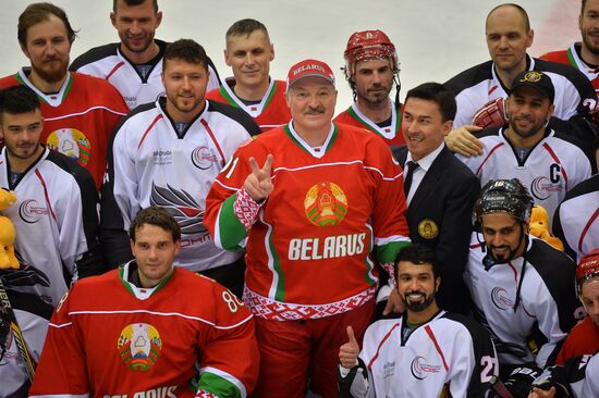 Belarus Lukashenko Ice Hockey