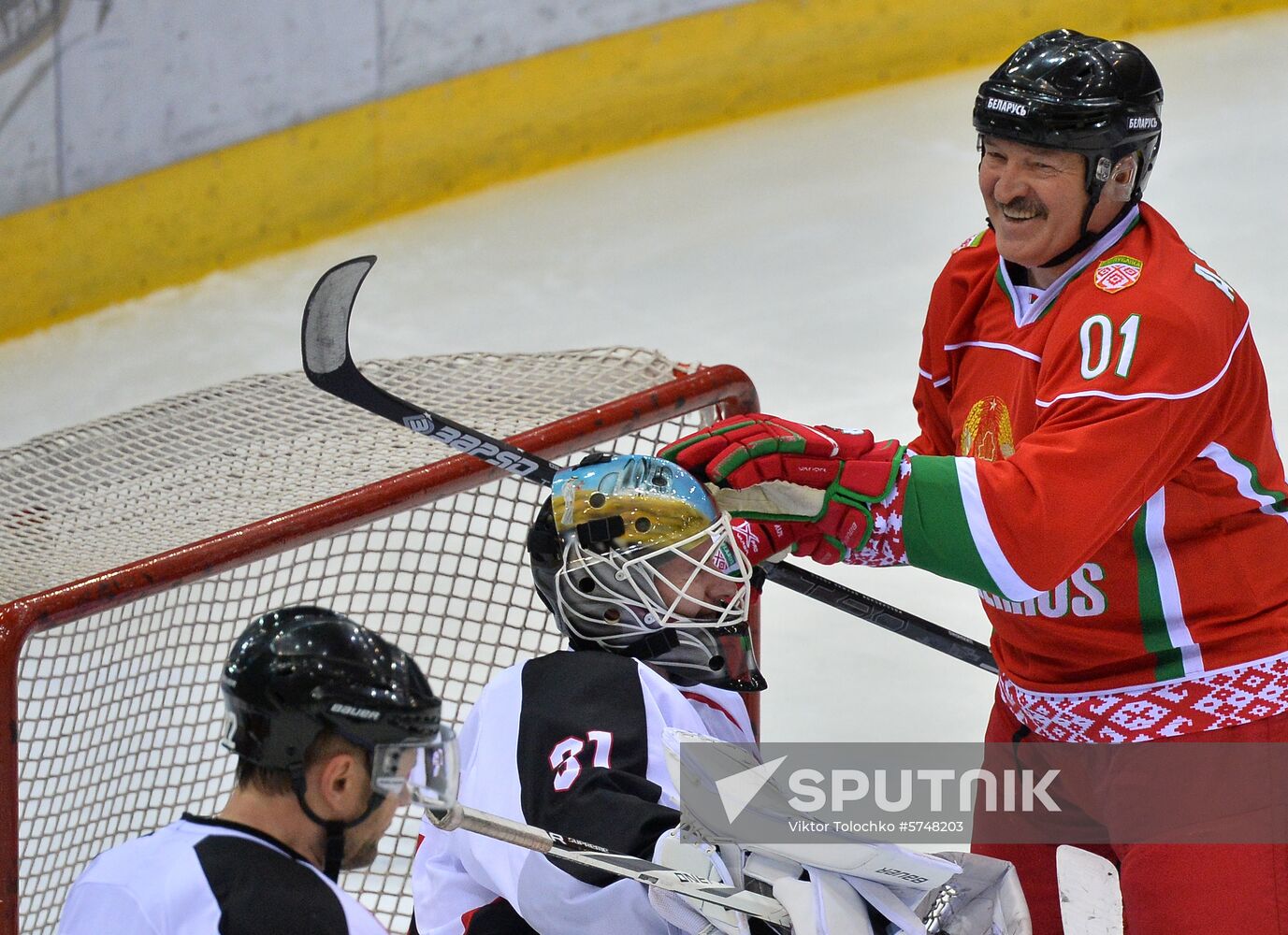 Belarus Lukashenko Ice Hockey