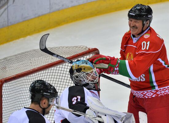 Belarus Lukashenko Ice Hockey