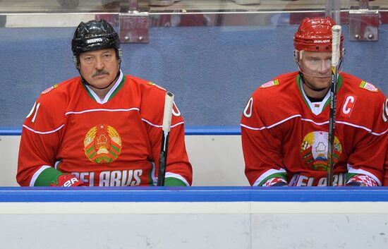 Belarus Lukashenko Ice Hockey