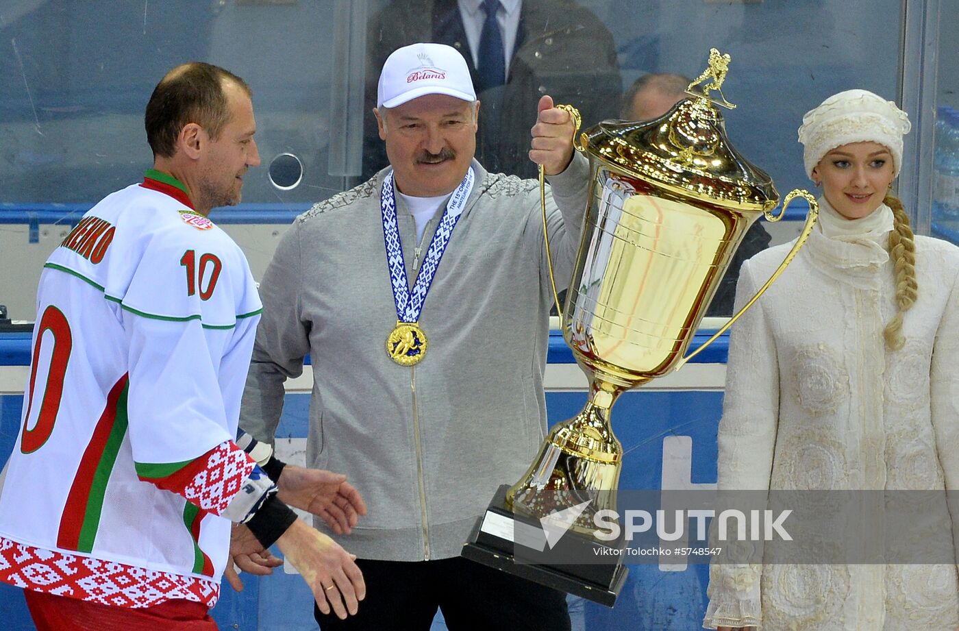 Belarus Lukashenko Ice Hockey