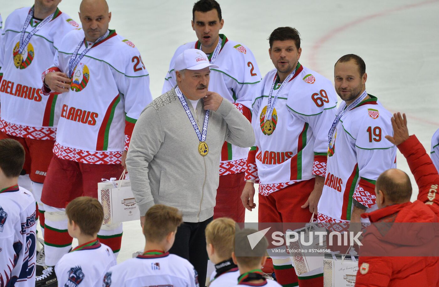 Belarus Lukashenko Ice Hockey