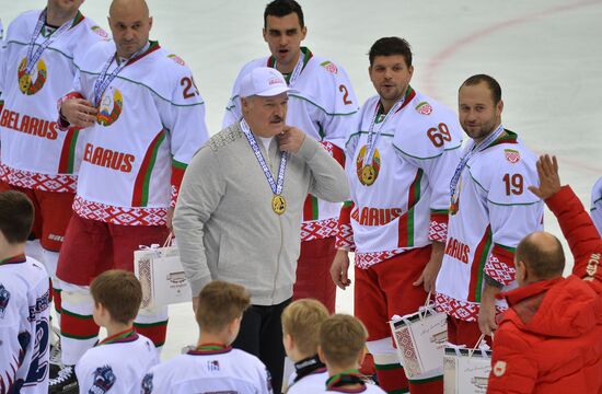 Belarus Lukashenko Ice Hockey