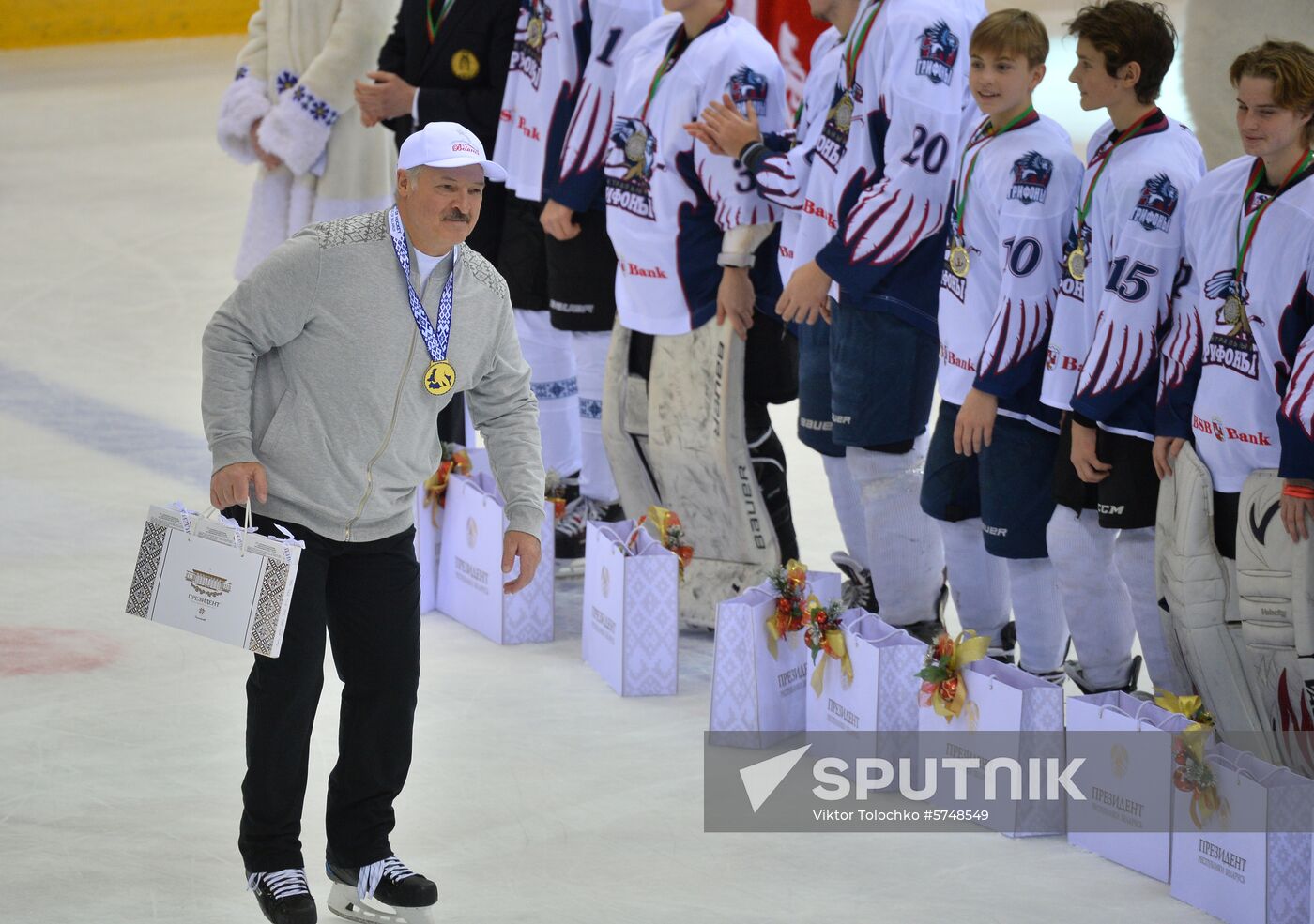 Belarus Lukashenko Ice Hockey