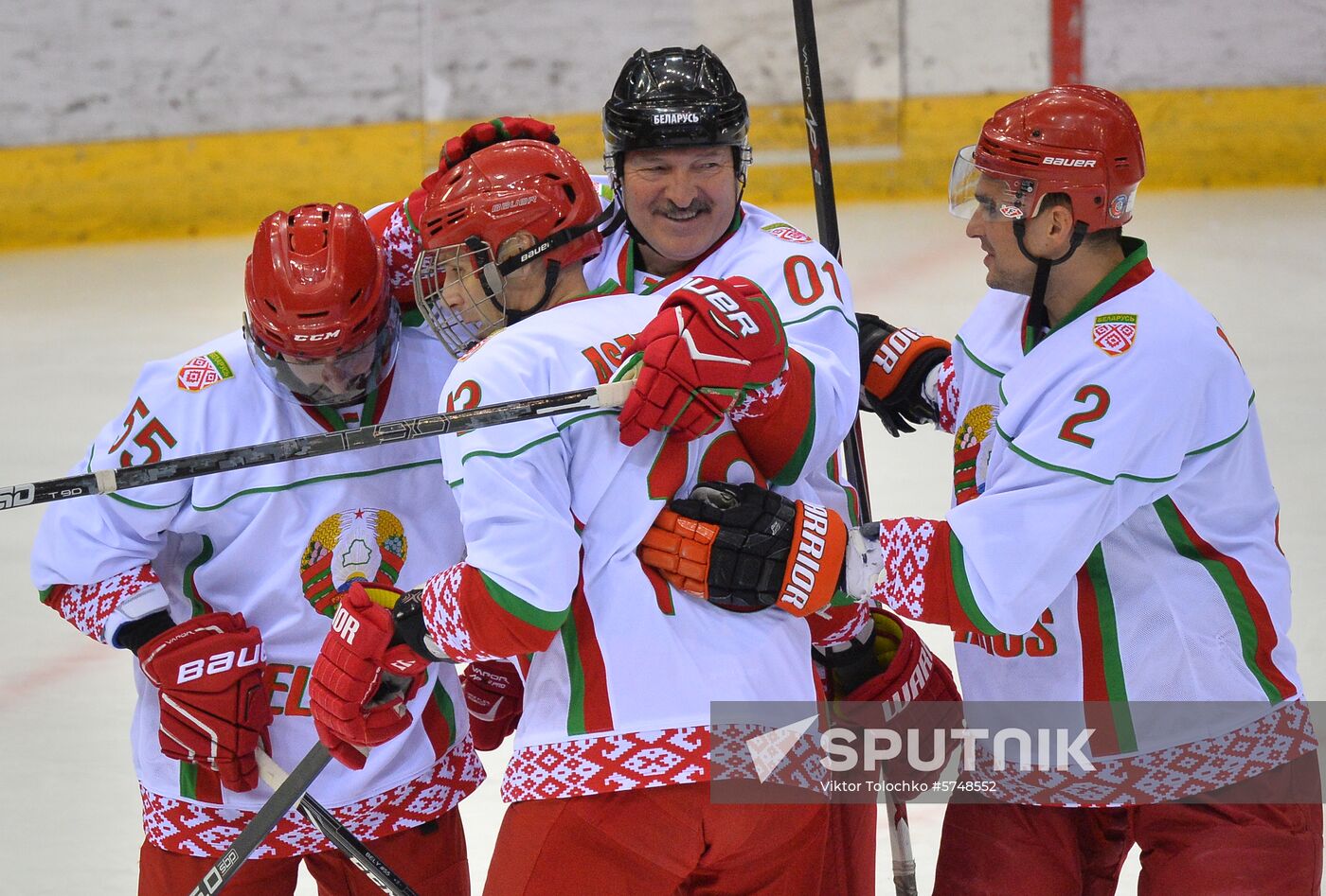 Belarus Lukashenko Ice Hockey