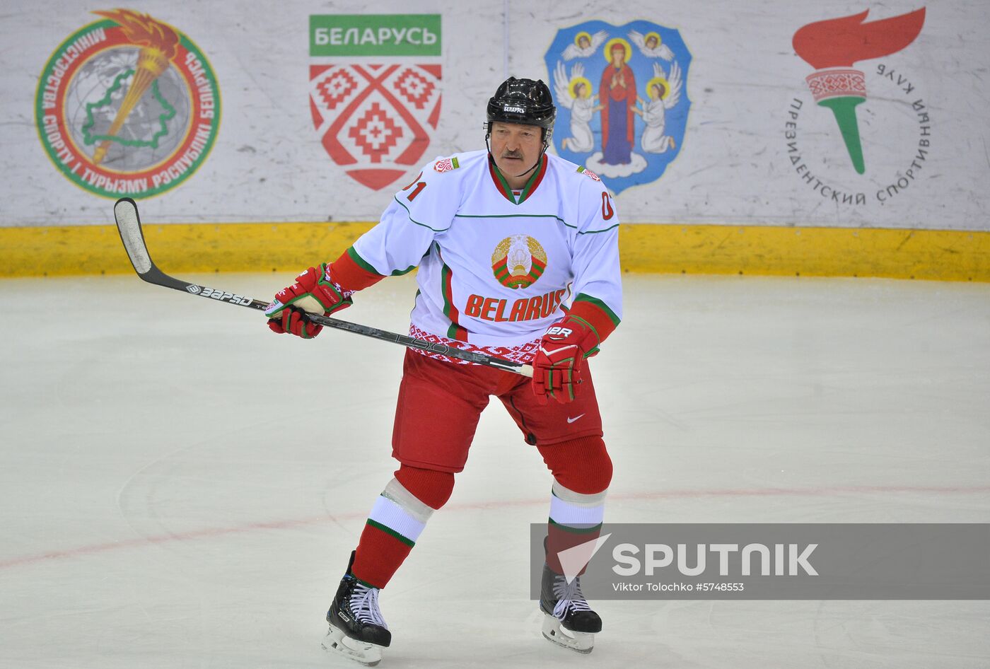 Belarus Lukashenko Ice Hockey