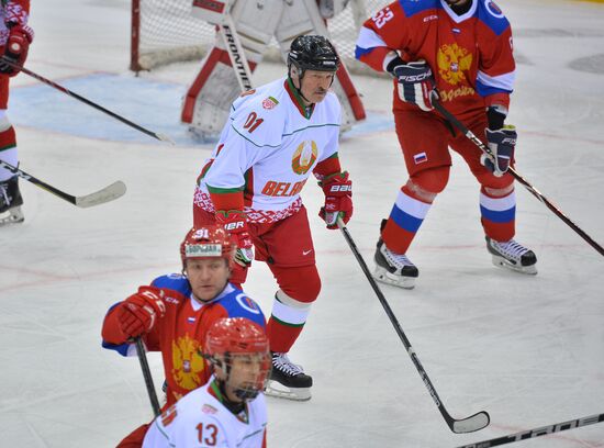 Belarus Lukashenko Ice Hockey