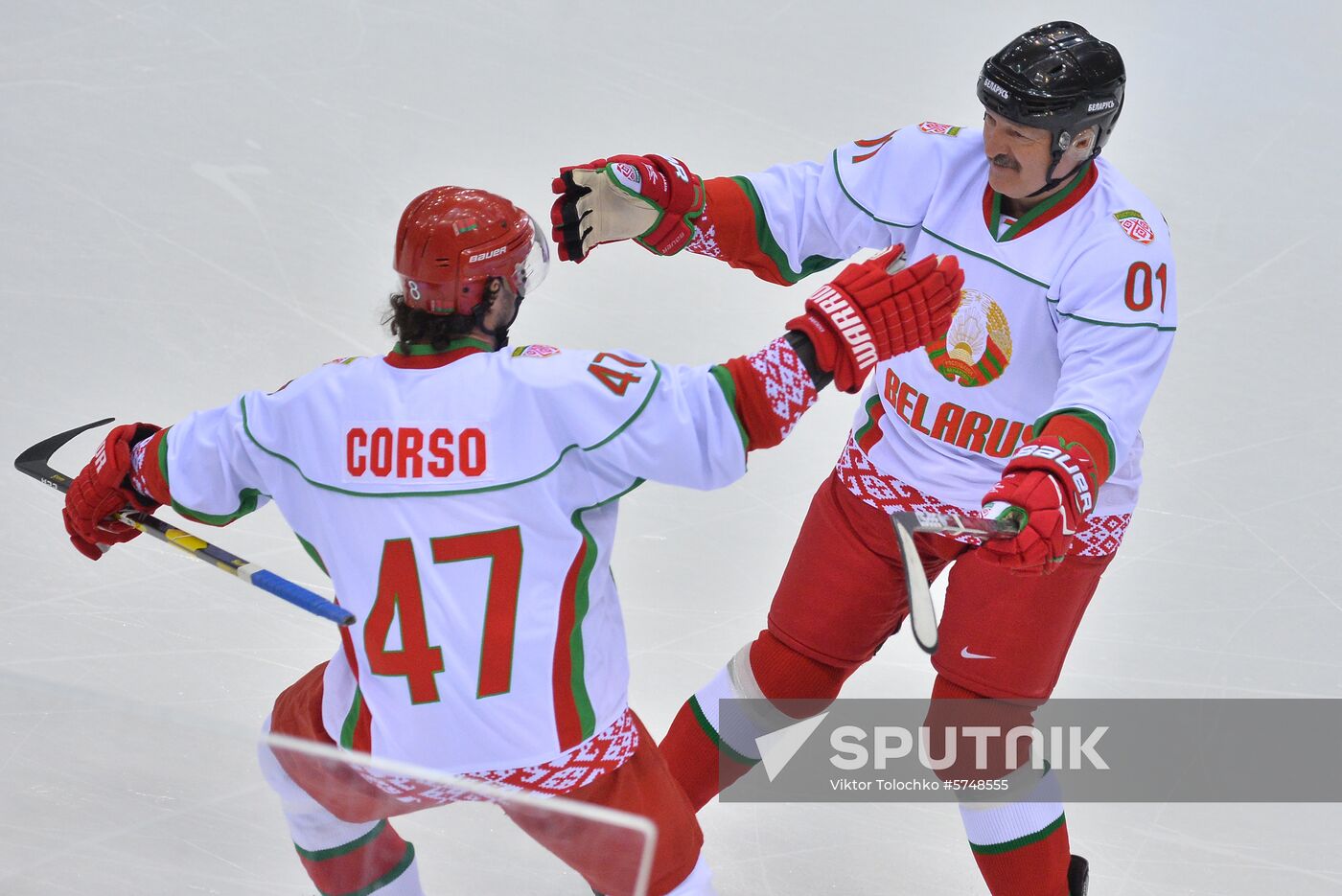 Belarus Lukashenko Ice Hockey