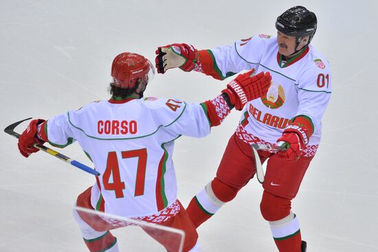 Belarus Lukashenko Ice Hockey