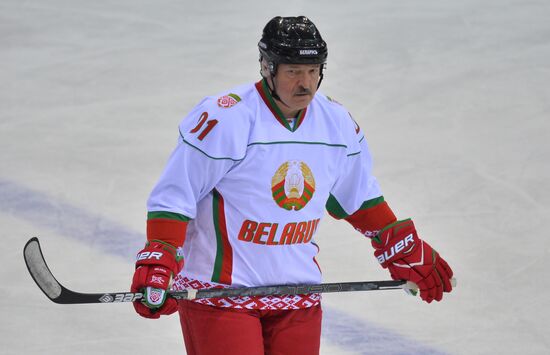 Belarus Lukashenko Ice Hockey