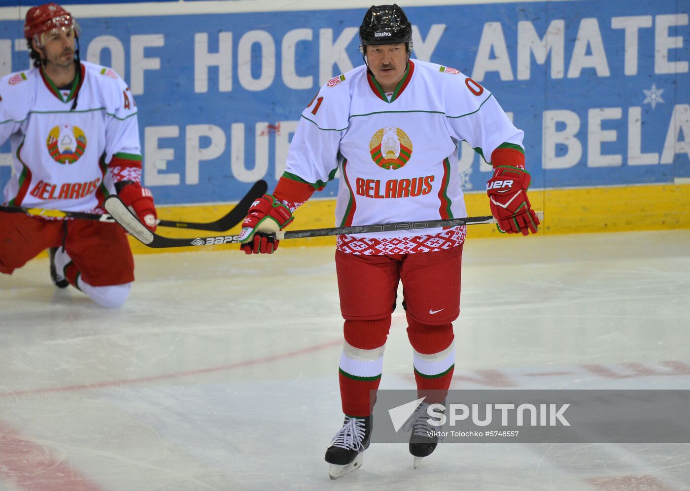 Belarus Lukashenko Ice Hockey