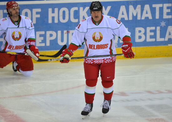 Belarus Lukashenko Ice Hockey