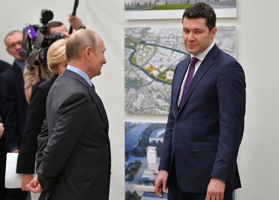 President Vladimir Putin's working visit to Kaliningrad