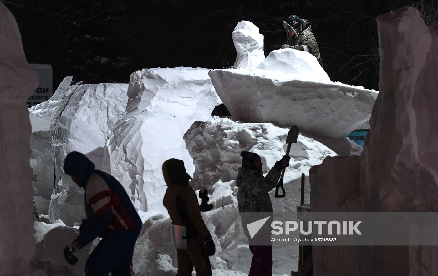 Russia Snow Sculptures