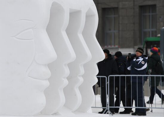 Russia Snow Sculptures