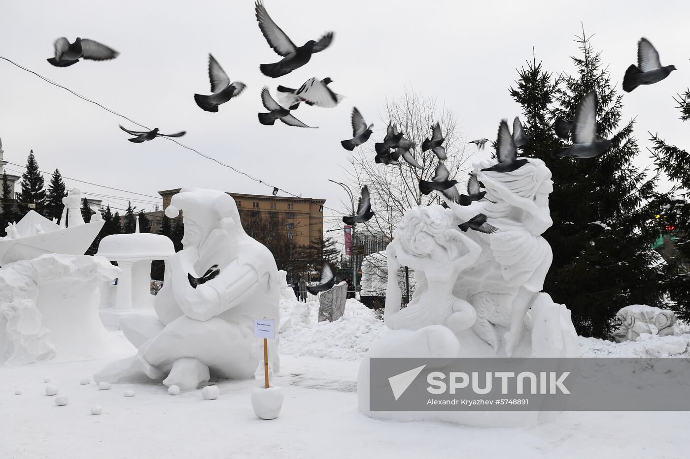 Russia Snow Sculptures
