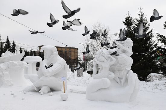 Russia Snow Sculptures
